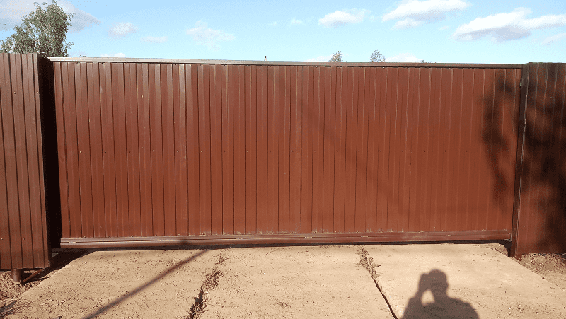 Ворота откатные, Нагорная